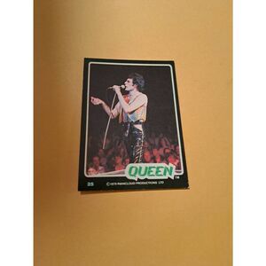 Vintage 1979 Raincloud Productions Queen Trading Card #25 Rock Band Memorabilia